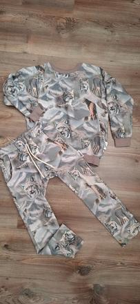 Set teplaky a mikina, 116