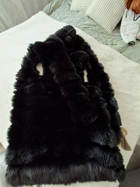 Dámska kožušinová vesta, xl