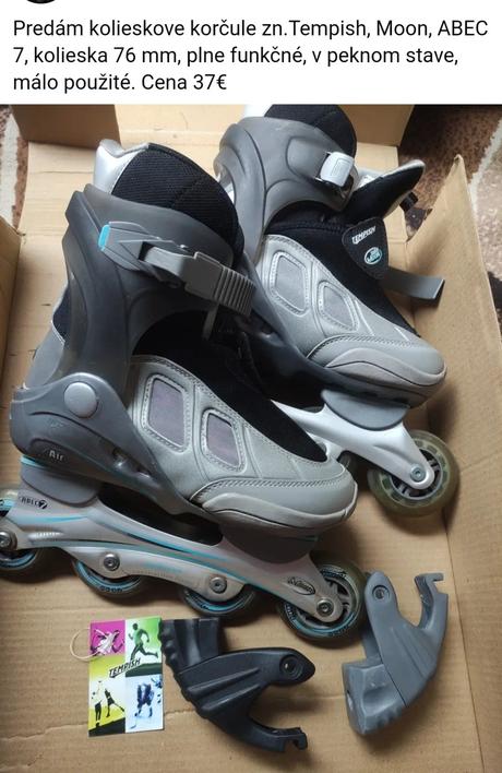 Kolieskove korcule, tempish,37