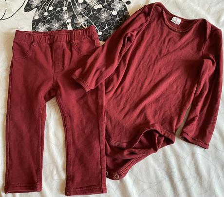 Kvalitné legínové nohavice - tepláčky h&m v. 86, h&m,86