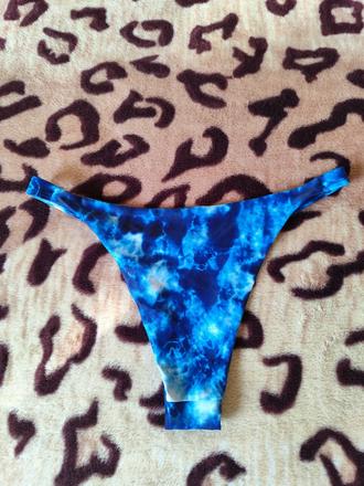 Modro biele plavkové bikiny, veľ. l, nepoužíté, l