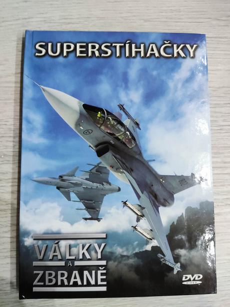 Dvd + brožúra - superstíhačky, 