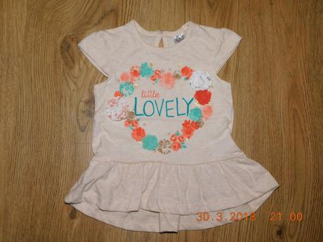 Tunika, tričko s krátkým rukávom -68, f&f,68