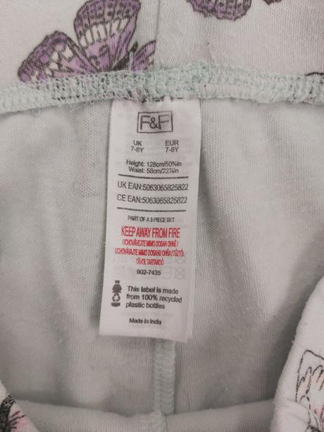 Motýlikové pyžamko, f&f,128