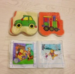 Pískacie knižky pre najmenších macko pu a autíčka,
