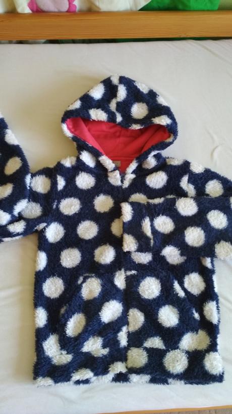 Bodkovaná chlpatá mikina, tu,140