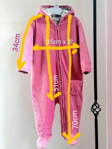 Zamatový prechodný overal, 80