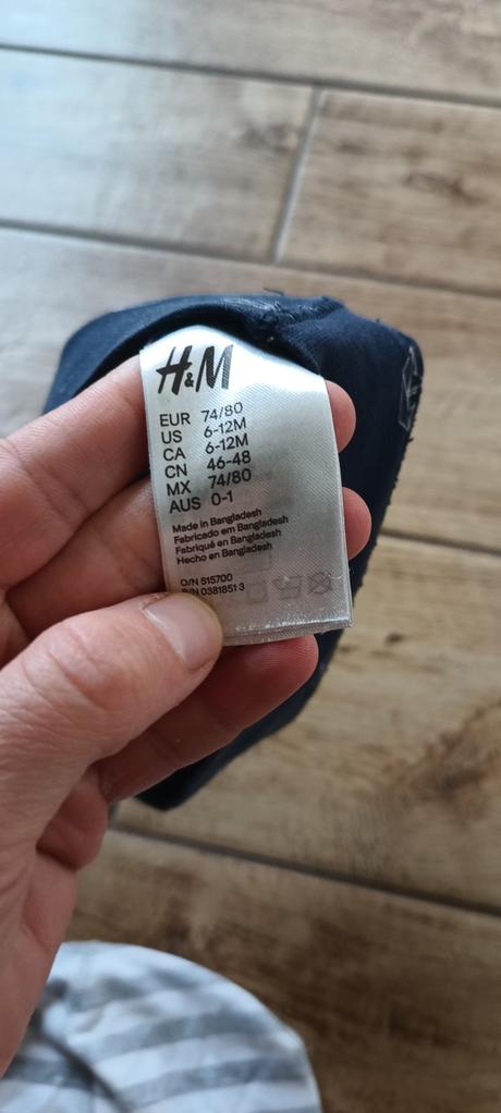 Tenké čiapky, h&m,74
