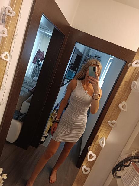 Šaty na 1 ramienko veľ. s, s