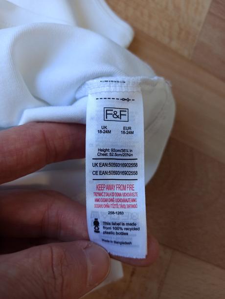 Tielka 92 nenosené, f&f,92