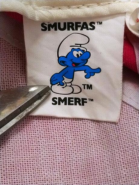 Ružová šiltovka s motívom šmoulinka, smurfai, 
