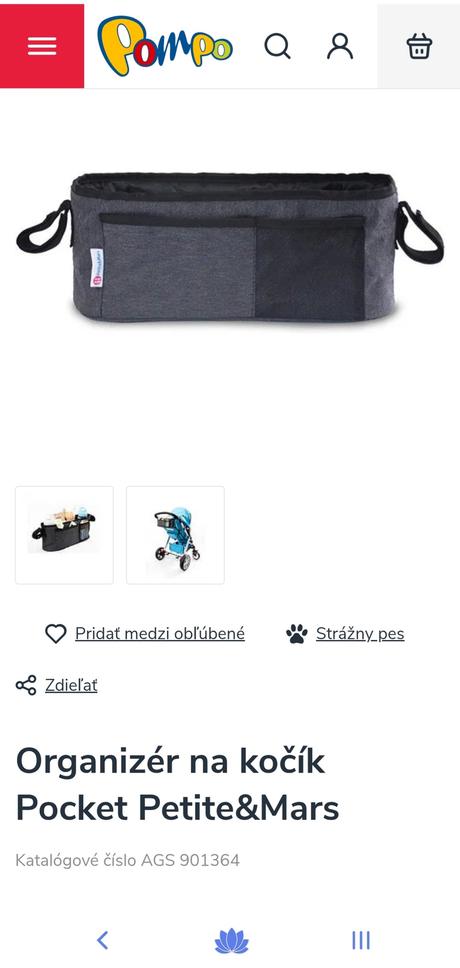 Organizér pettit&mars, petite&mars,petite&mars move