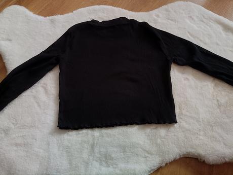 Tričko dievčenské dlhý rukáv, h&m,134