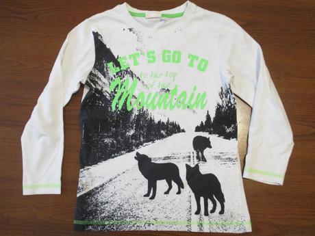 Tričko s vlkmi 110-116, kids,110