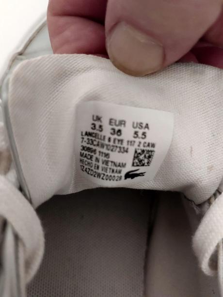 Teniky lacoste, lacoste,36