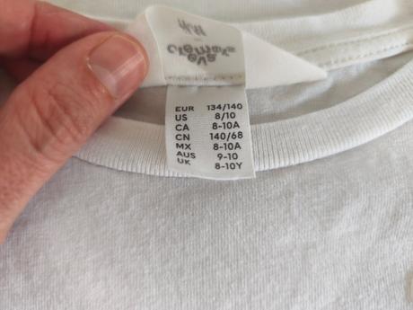 Tričko s volánmi, h&m,140