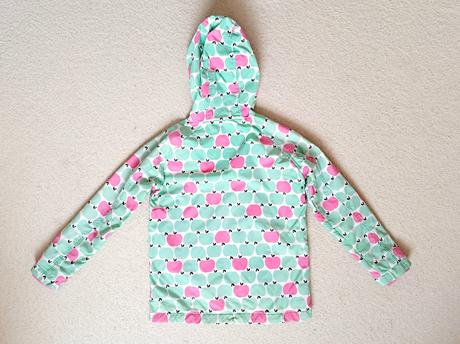 Prechodná bunda s kapucňou, mini boden,152