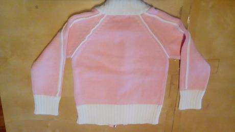 Ružový svetrík, h&m,104