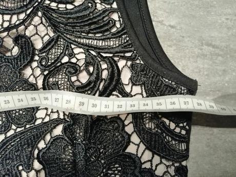 Čipkované luxus šaty ham vxs, h&m,xs
