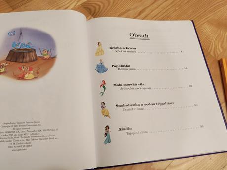 Knihy disney princess - päťminútové rozprávky,