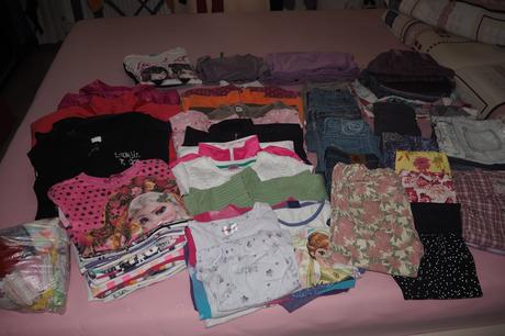 Mix dievčenského oblečenia, 122–134