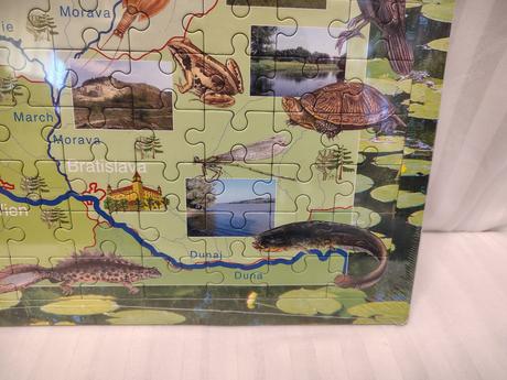 Zberateľ, puzzle neca 2006, dunajské luhy, v fólii, 