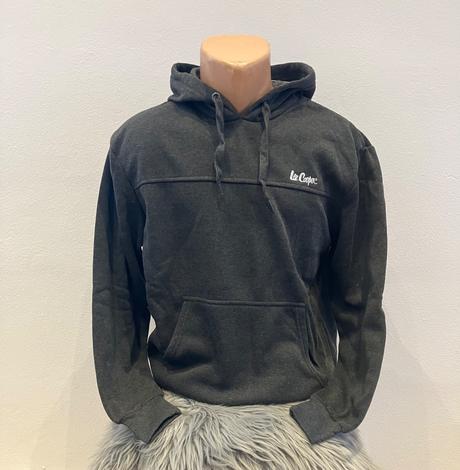Pánska mikina s kapucňou lee cooper (s), lee cooper,s