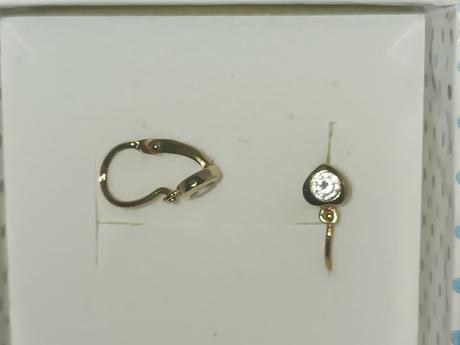 Zlaté detské nausnice,