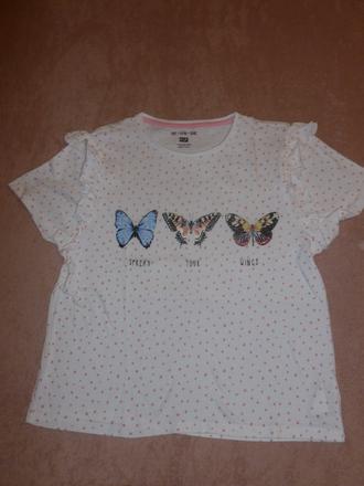 Tričko s motýlikmi, f&f,164