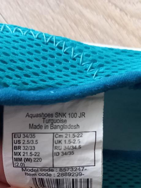 Topánky do vody, decathlon,34