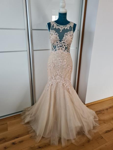 Luxusne nove spolocenske/svadobne saty vel.36, s