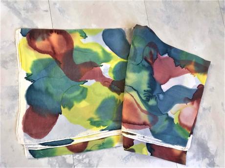 Zaujímavá šatka na krk, xl