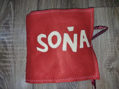 Quiet book soňa-ručne šitá, 