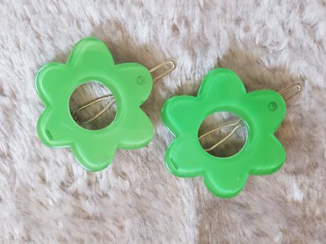 Sponky - zelene kvietky,