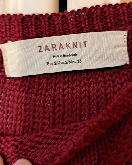 Kvalitný pulover 2x oblečený, zara,s