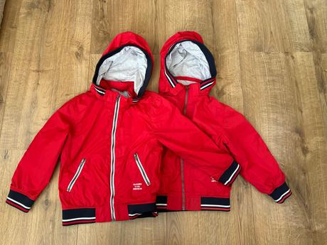 Šušťakové bundy s bavlnenou podšívkou h&m veľ. 116, h&m,116