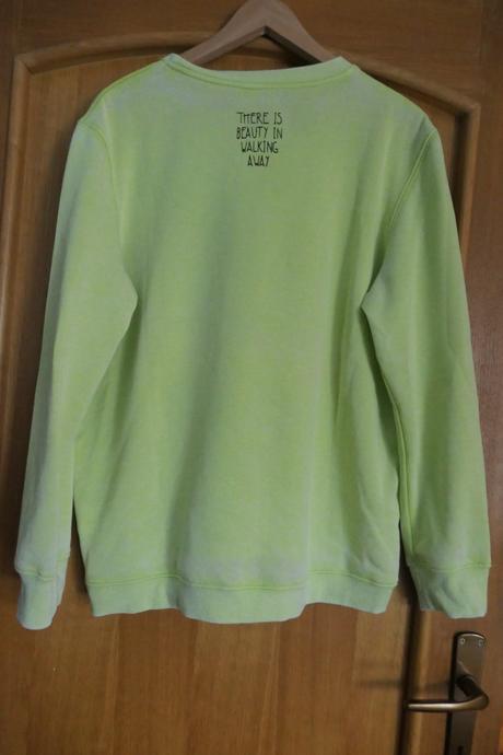 Oui original, krasna neonkovo zltozelena mikina, l