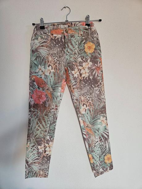 Zara vzorované džínsy rifle 152, zara,152