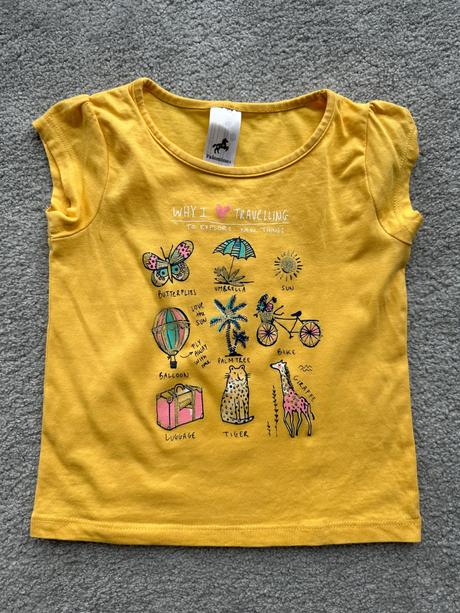 Tričko letný motív, palomino,98