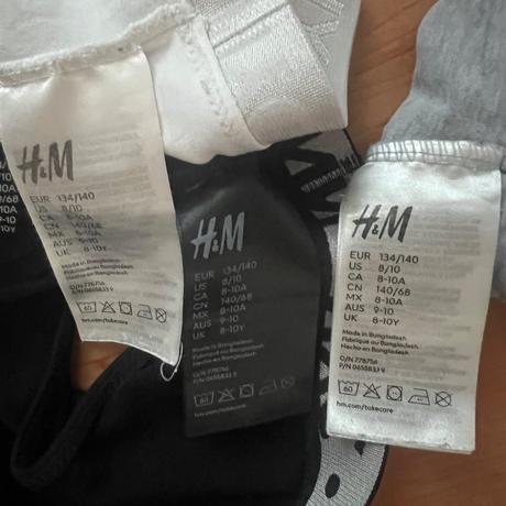 3xpodprsenka 134/140, h&m,134
