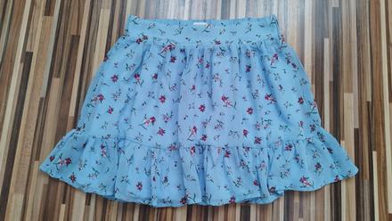 Modrá kvetinová sukňa 146, reserved,146