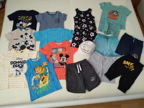 Chlapčenské letné tričká veľkosť 110, disney,110