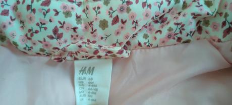 Zimná bundička, h&m,68