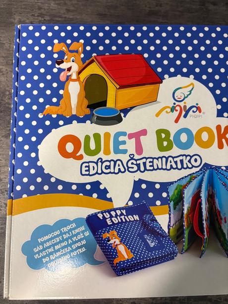 Piqipi interaktívna kniha šteniatko pc 50 eur, 