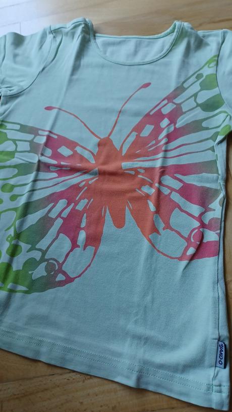 Tričko s motýľom, veľ. 116/122, 116