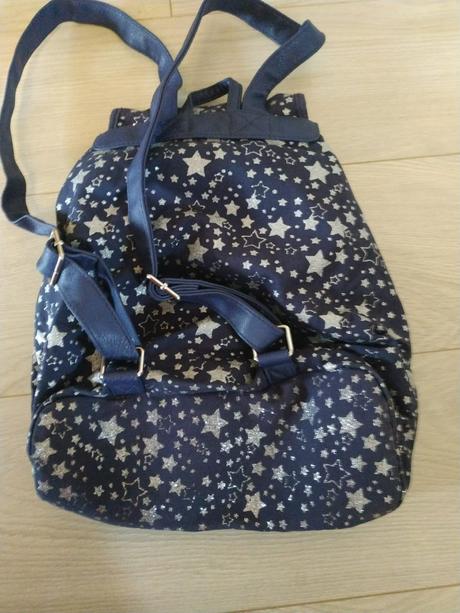 Ruksak - modrý s hviezdičkami, 