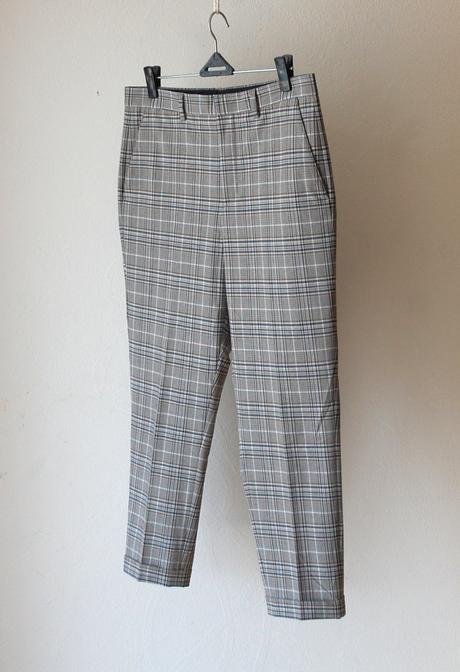 Elegantné kárované nohavice, zara,xl