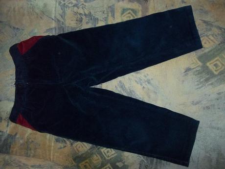 Sametové dlhé nohavice - 110, 110