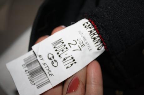 Esparanto cierne elegantne nohavice, s