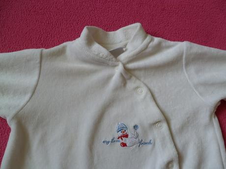 Biely zamatový overal zn. tcm, 62